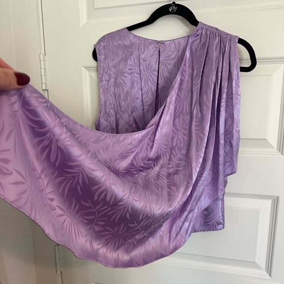 NWT Ronny Kobo Patricia Silk-Blend Top - Picture 7 of 8